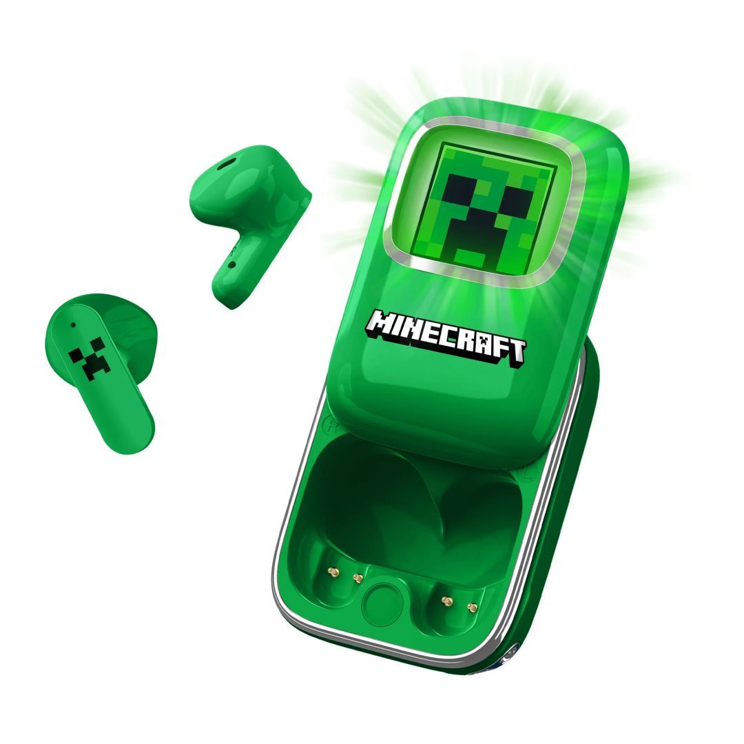 OTL Technologies Minecraft Creeper Slide TWS Headset Green