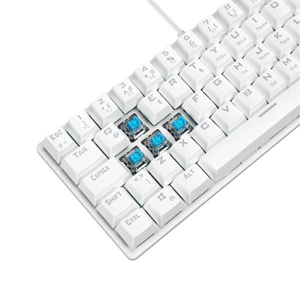 Rampage PLOWER K60 Mechanikus Gaming keyboard White US