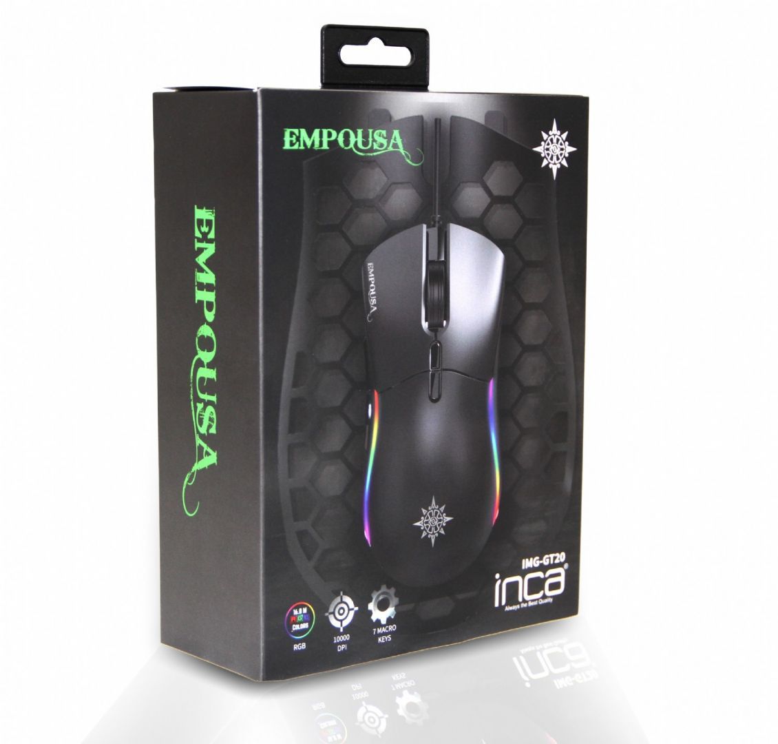 INCA IMG-GT20 Gaming Mouse Black