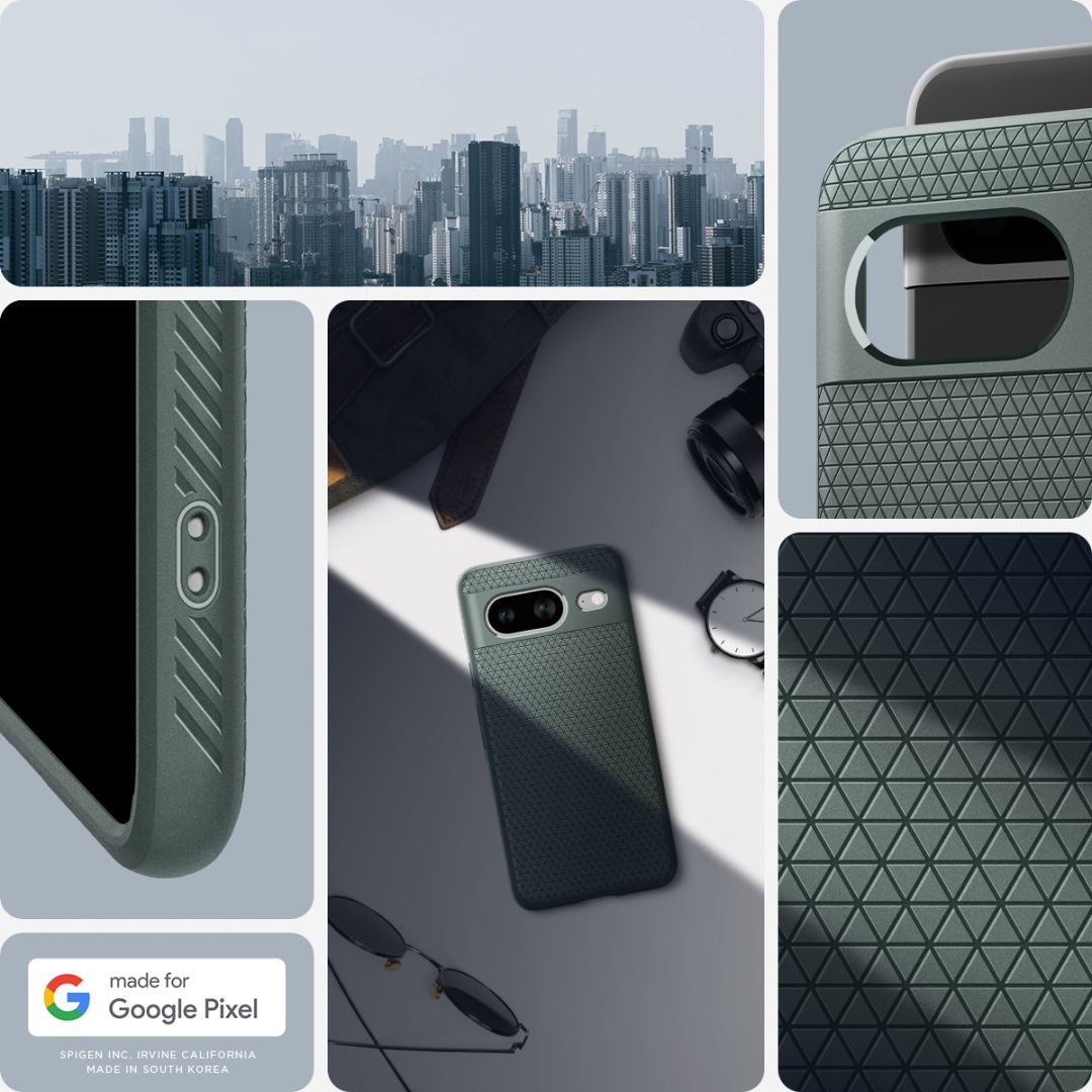 Spigen Google Pixel 8 Liquid Air Abyss Green