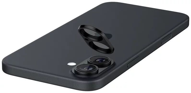 Spigen Glass tR Optik 2 Pack iPhone 16/16 Plus Black