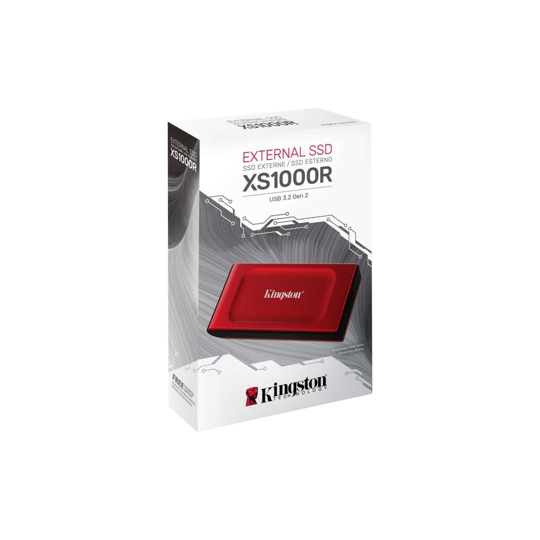 Kingston 2TB USB3.2 SX1000 Red