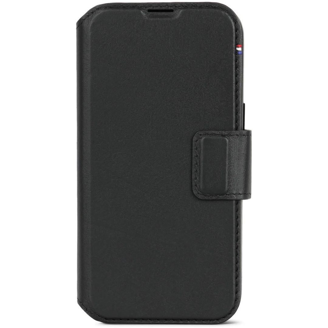 Decoded iPhone 15 Case Leather Detachable Wallet Black