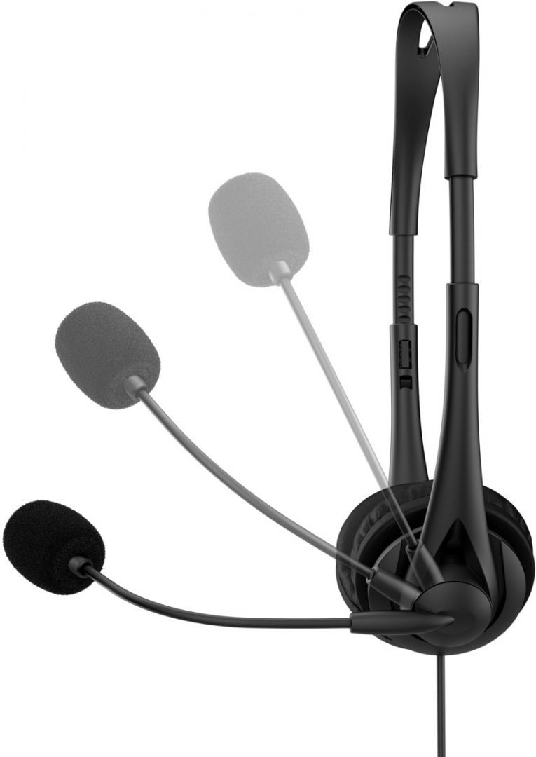 HP G2 Stereo USB Headset Black