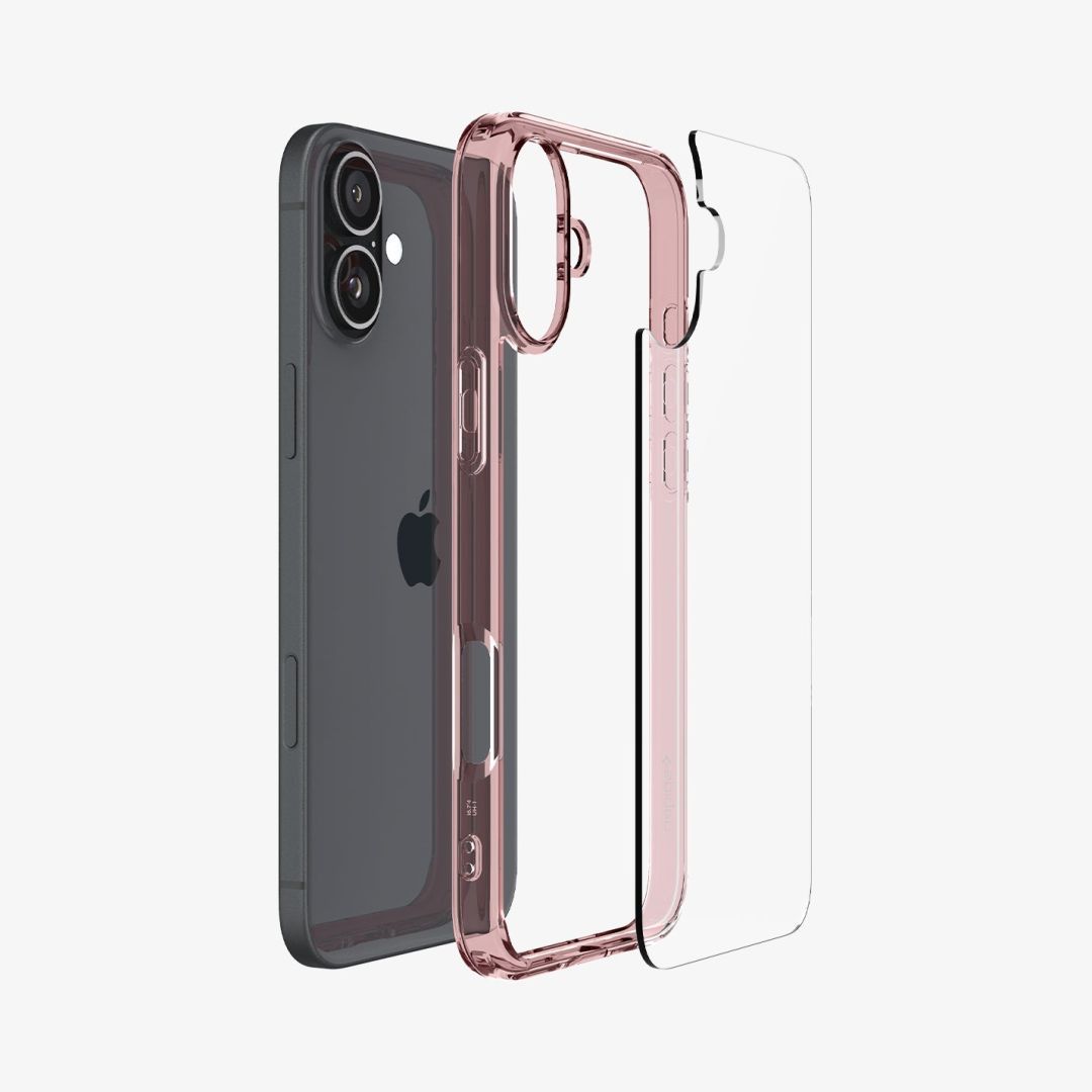 Spigen Ultra Hybrid iPhone 16 Rose Crystal