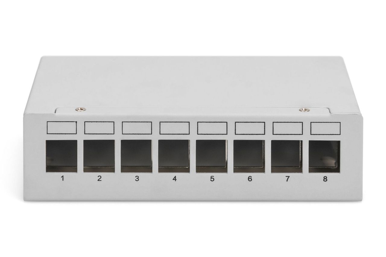 Digitus 8-port Patch Panel 1U Grey