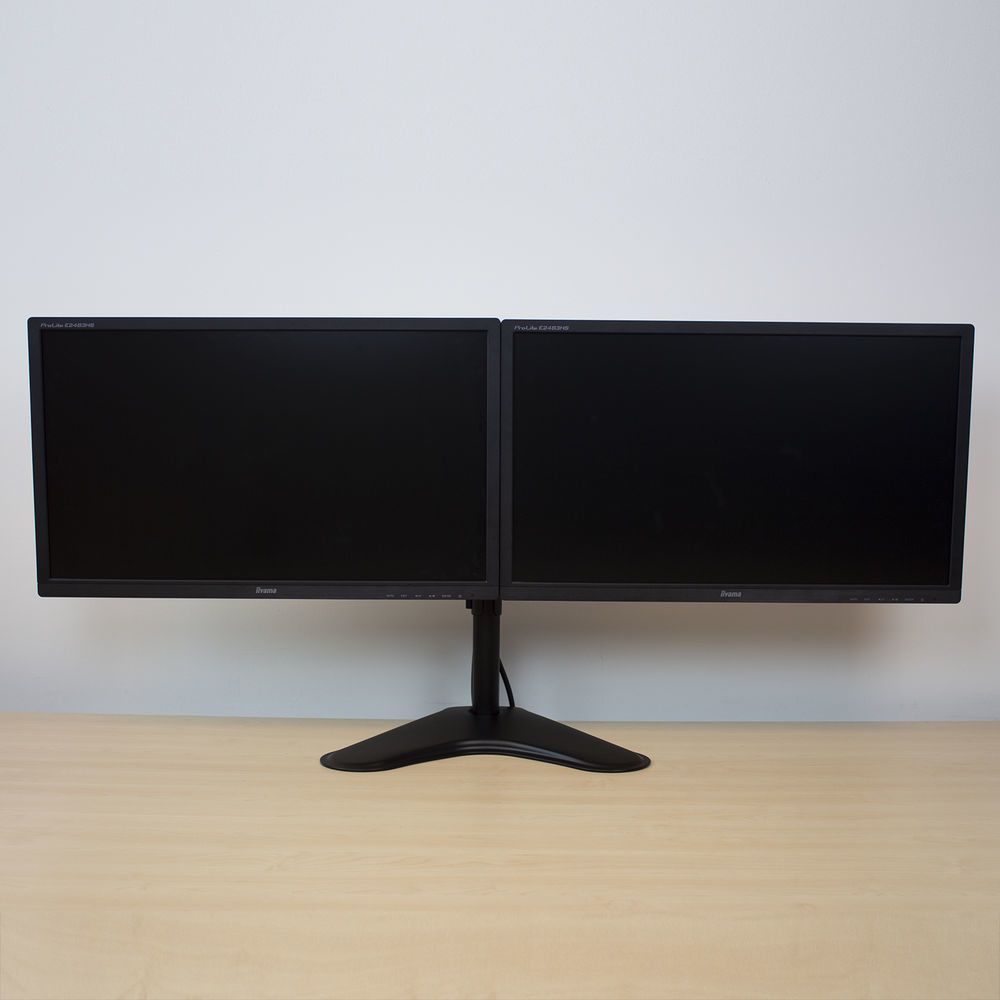 ACT AC8320 Monitor desk stand 2 screens up to 35" VESA Black