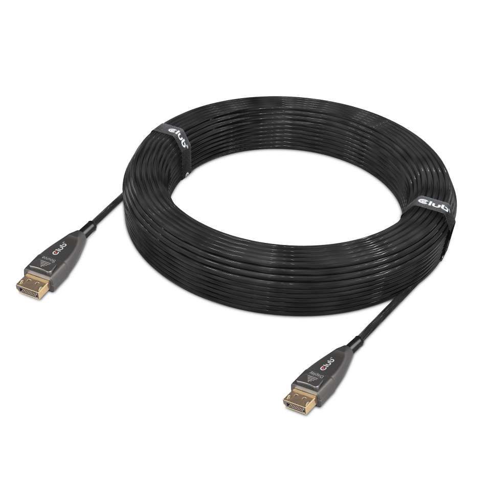 Club3D DisplayPort 1.4 Active Optical Cable Unidirectional 4K120Hz 8K60Hz M/M 20m