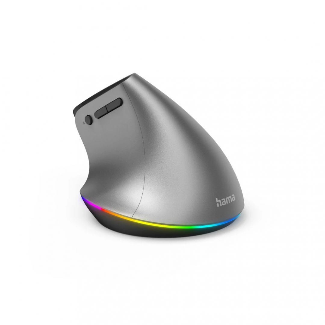 Hama EMW-700 Wireless Vertical Ergonomic Mouse Grey