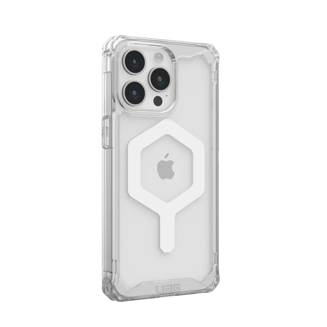 UAG Plyo case for MagSafe iPhone 15 Pro Max Ice/White