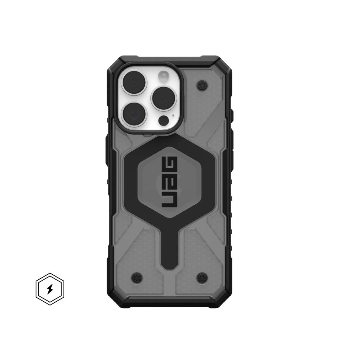 UAG Pathfinder Clear Magsafe iPhone 16 Pro Ash/Black