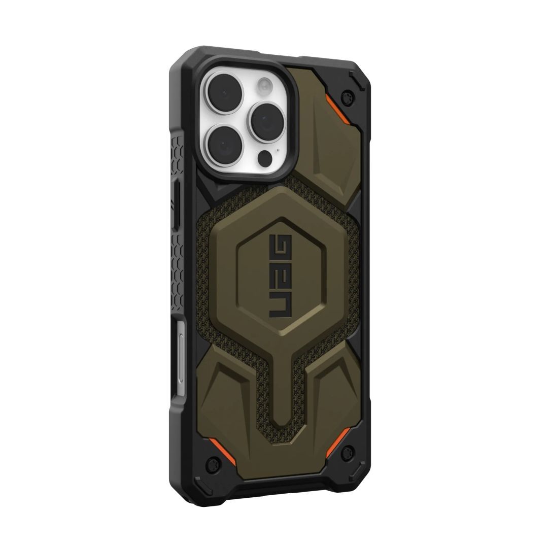 UAG Monarch Pro Magsafe iPhone 16 Pro Max Kevlar Element Green