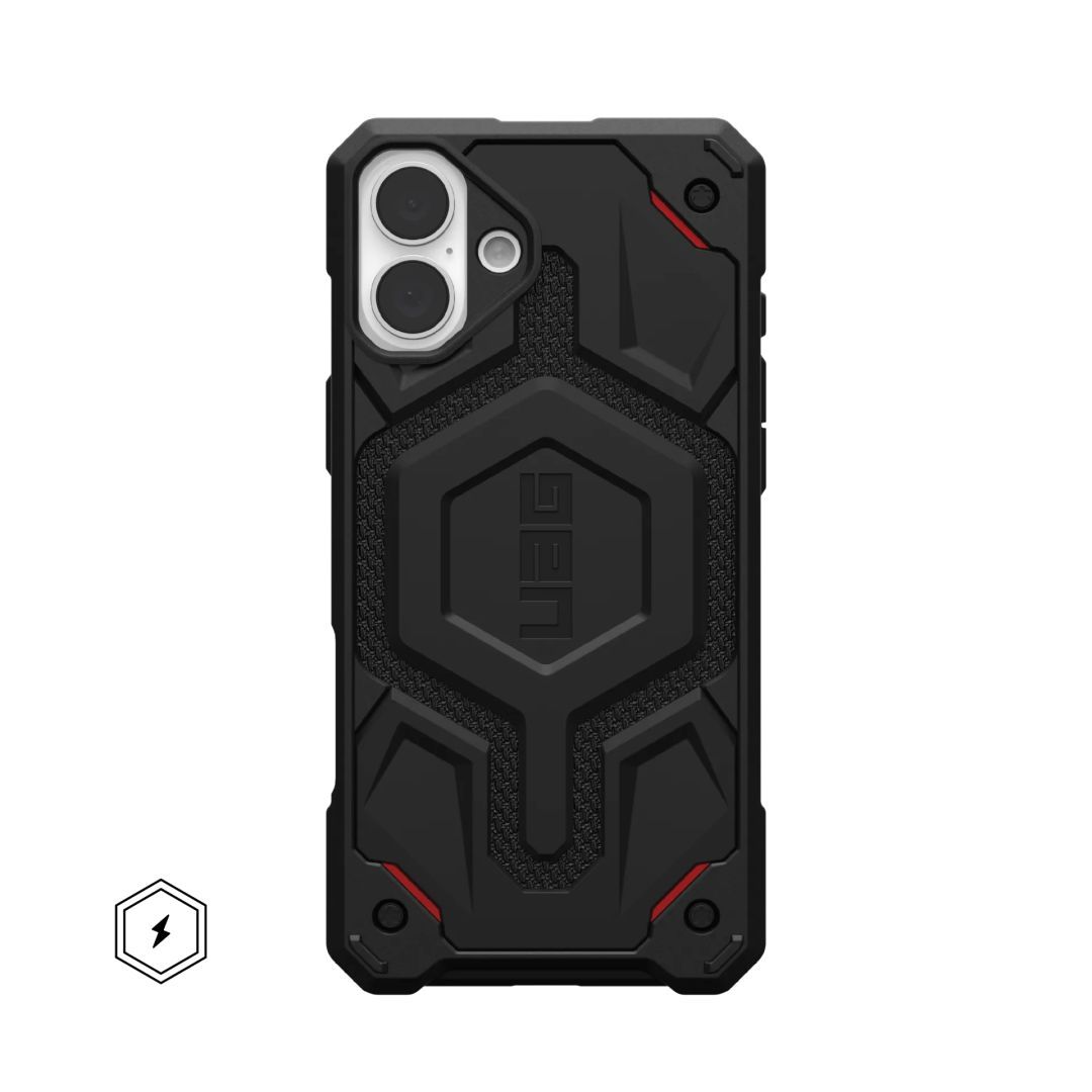 UAG Monarch Pro Magsafe iPhone 16 Plus Kevlar Black