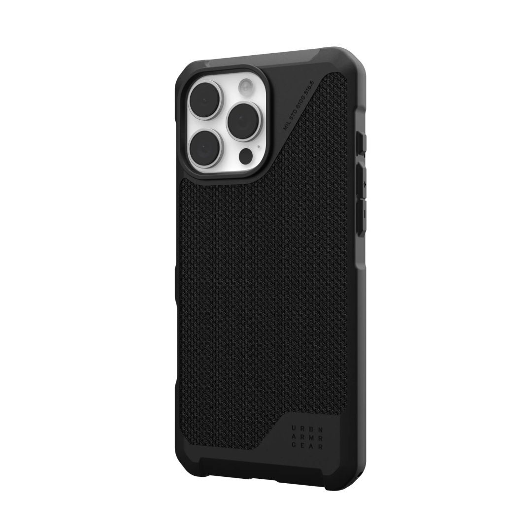 UAG Metropolis LT Magsafe iPhone 16 Pro Max Kevlar Black