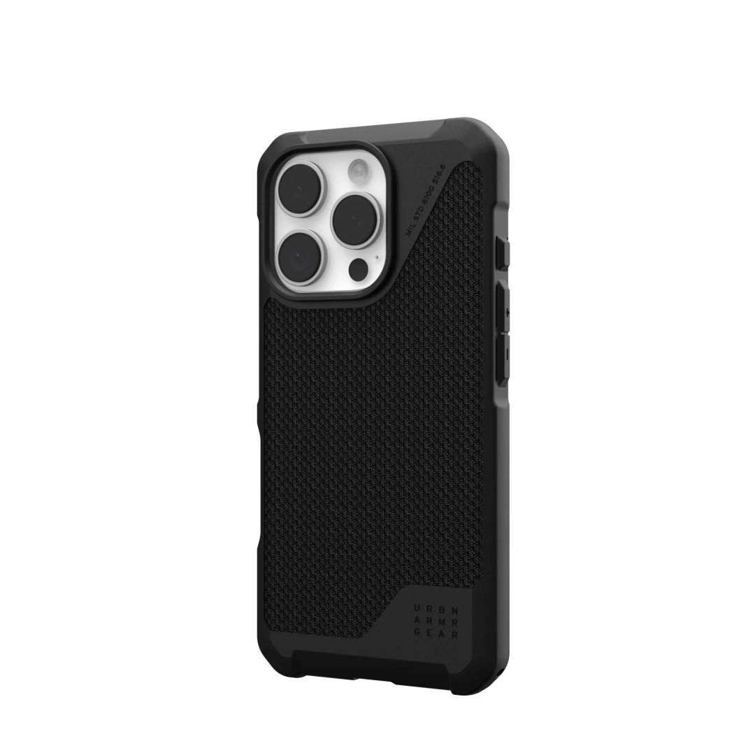 UAG Metropolis LT Magsafe iPhone 16 Pro Kevlar Black