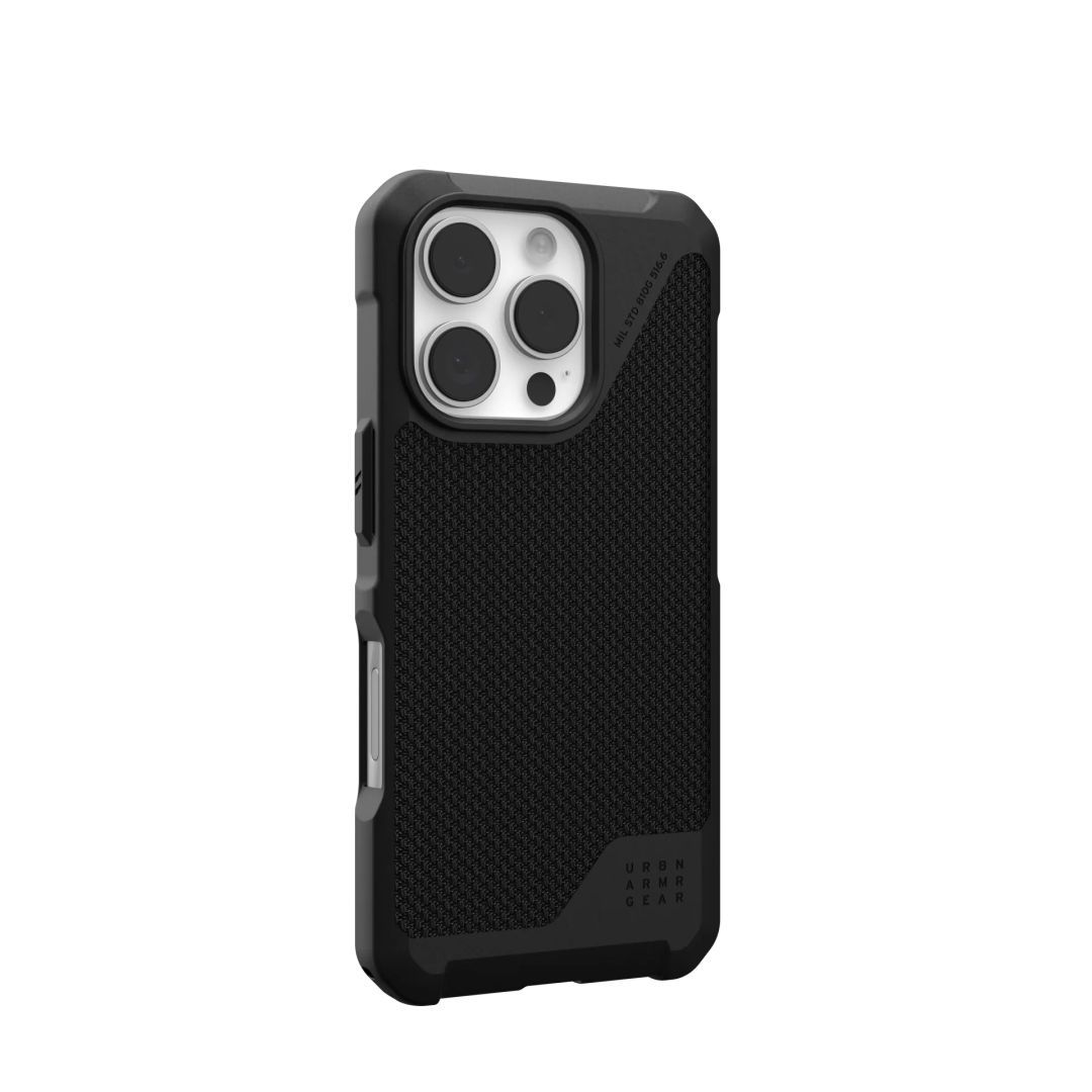 UAG Metropolis LT Magsafe iPhone 16 Pro Kevlar Black