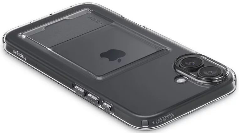 Spigen Crystal Slot iPhone 16 Crystal Clear