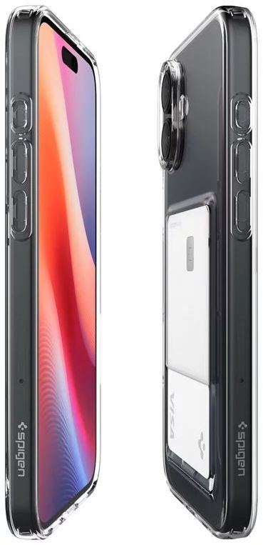 Spigen Crystal Slot iPhone 16 Crystal Clear