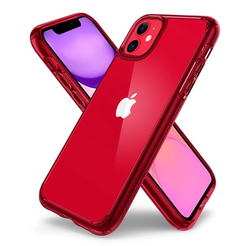 Spigen Ultra Hybrid, red - iPhone 11