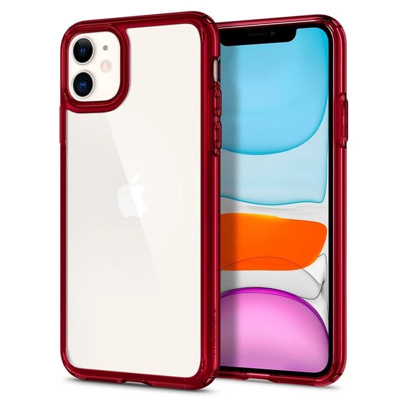 Spigen Ultra Hybrid, red - iPhone 11