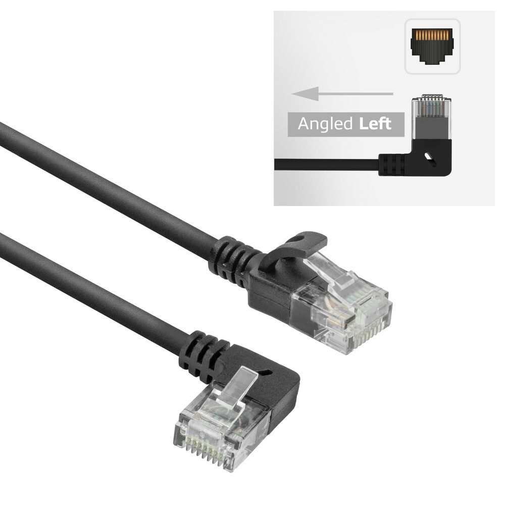 ACT CAT6A U-UTP Patch Cable 3m Black