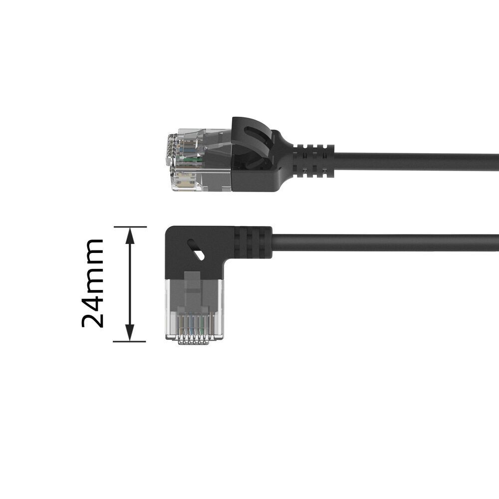 ACT CAT6A U-UTP Patch Cable 3m Black