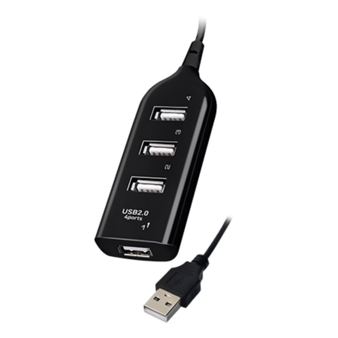 Vakoss TC-234UX 4-portos USB2.0 HUB Black