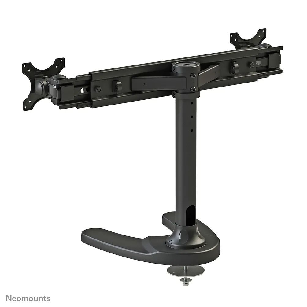 Neomounts FPMA-D700DD Tilt/Turn/Rotate Dual Desk Stand for two 19"-30" Black