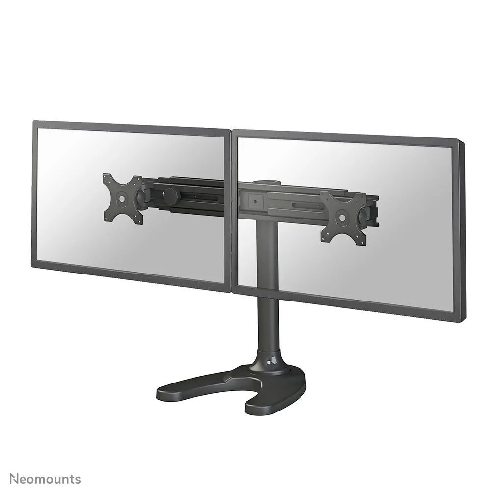 Neomounts FPMA-D700DD Tilt/Turn/Rotate Dual Desk Stand for two 19"-30" Black