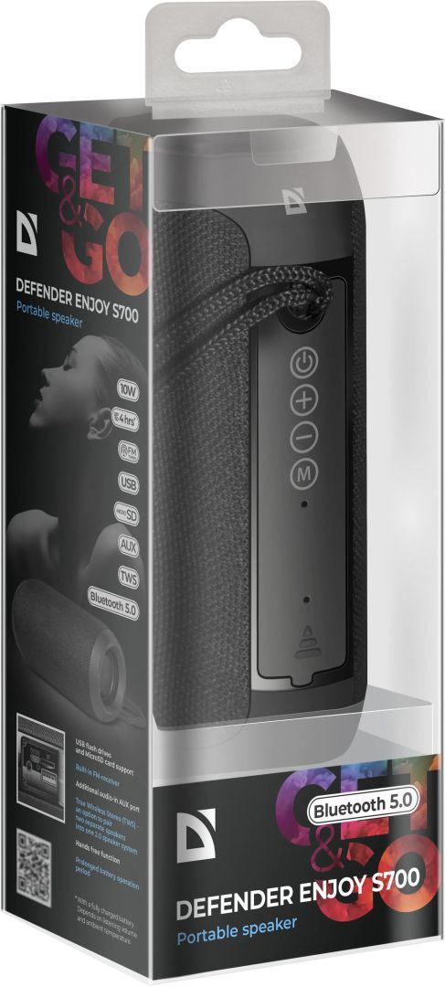 Defender S700 Enjoy Bluetooth Speaker Black