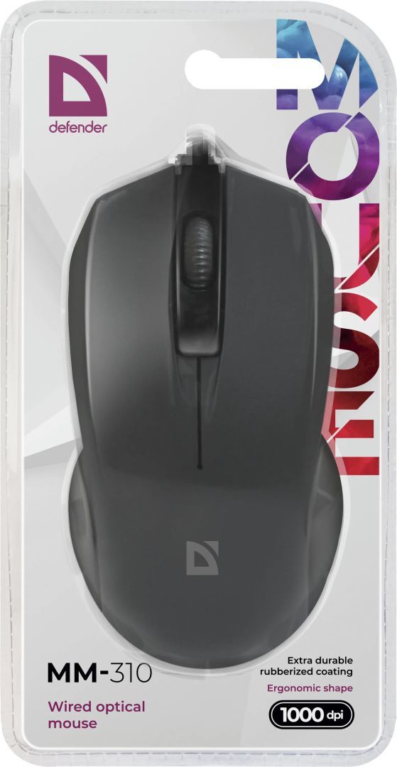 Defender MM-310 Mouse Black