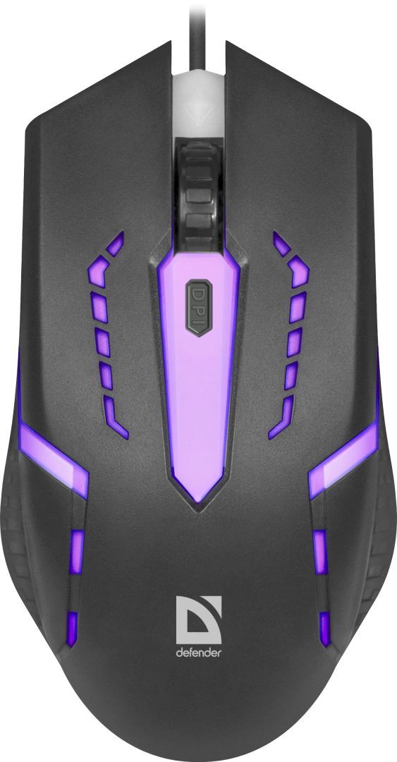 Defender MB-600L Flash RGB Gaming Mouse Black