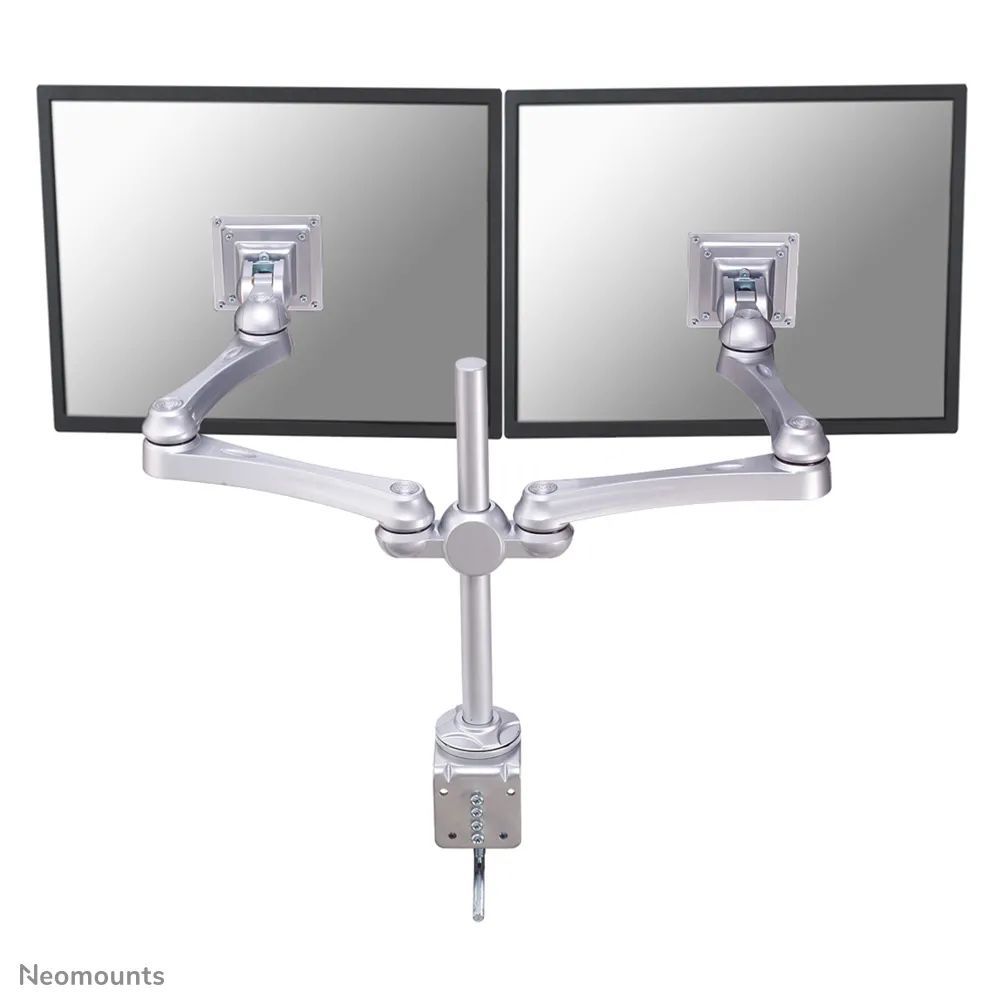 Neomounts FPMA-D930D Full Motion Dual desk monitor arm 10"-30" Silver