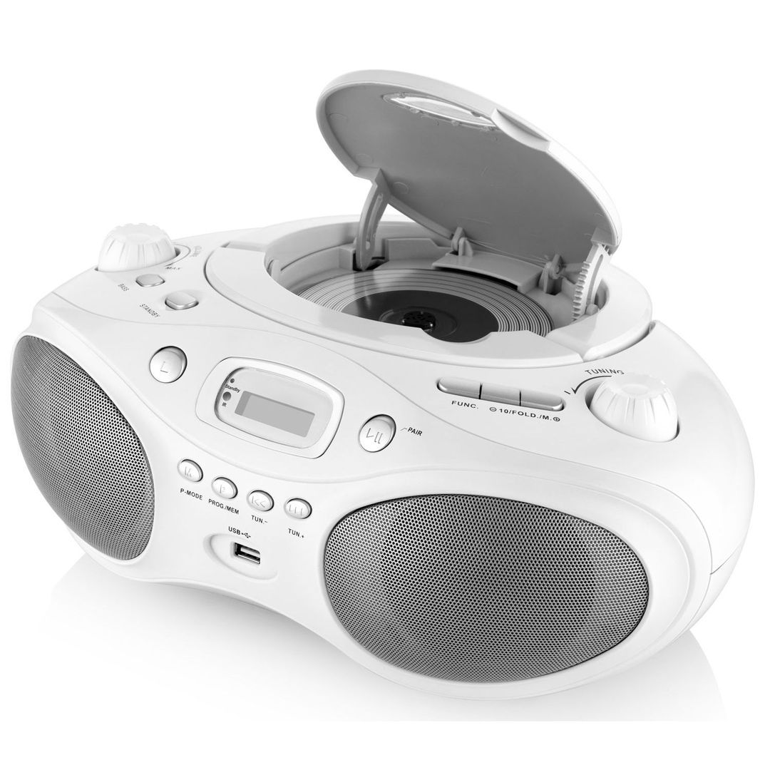 JVC RD-E661W-DAB Boombox White