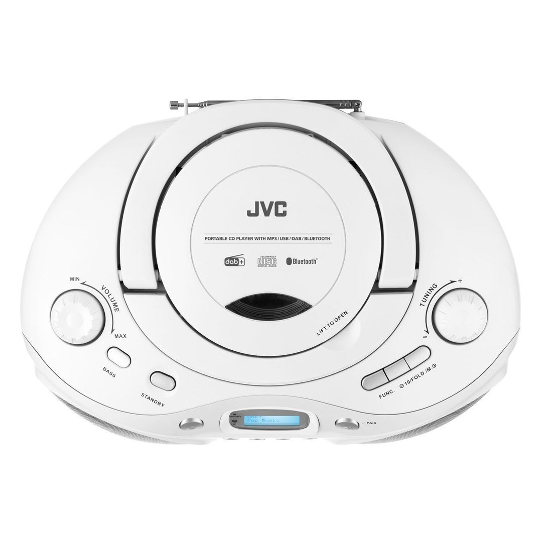 JVC RD-E661W-DAB Boombox White