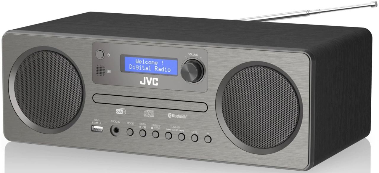 JVC RD-E861B-DAB Grey