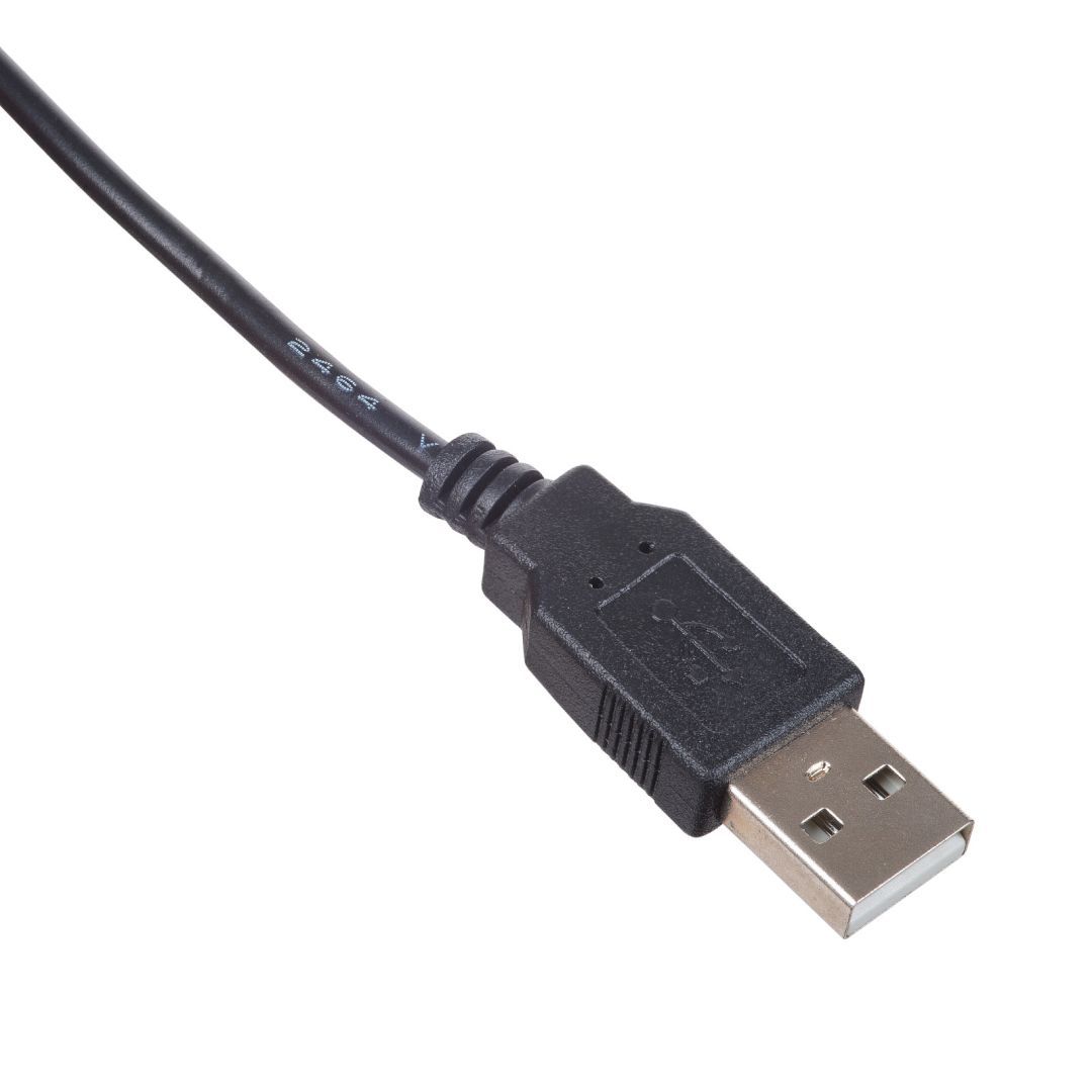 Akyga AK-DC-04 USB-A / DC 5,5 x 2,4mm cable 0,8m Black