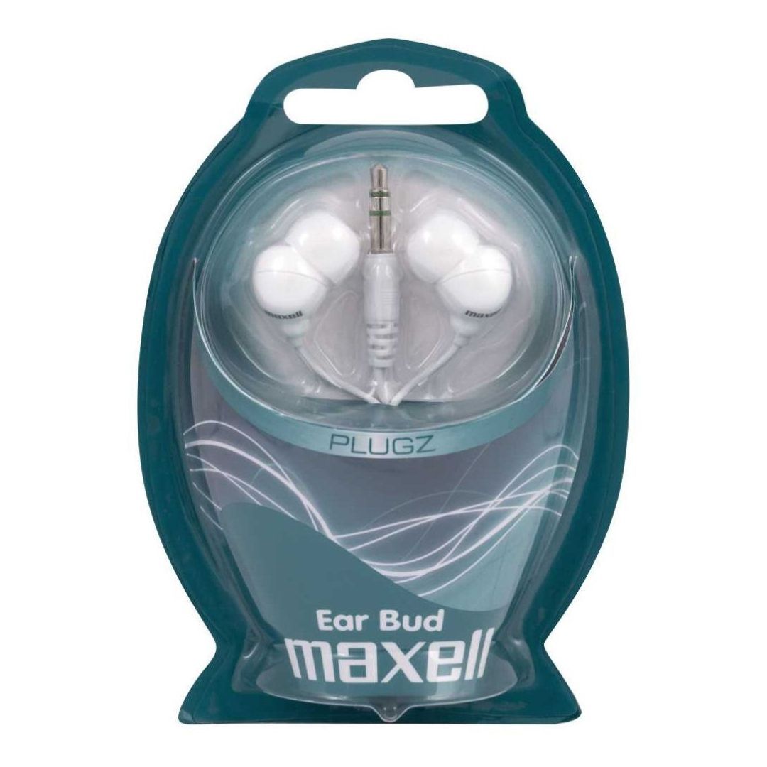 Maxell Plugz Earphones White