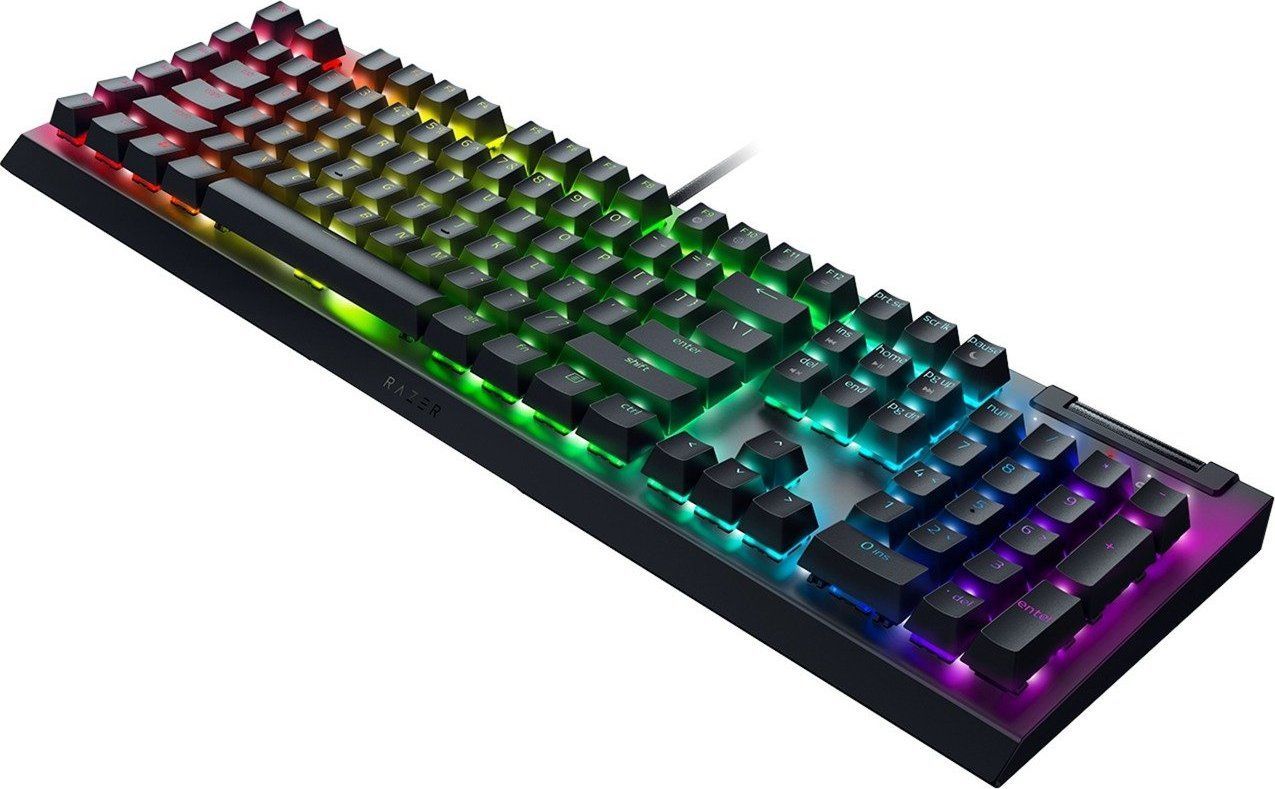 Razer BlackWidow V4 X Yellow Switch Keyboard Black US