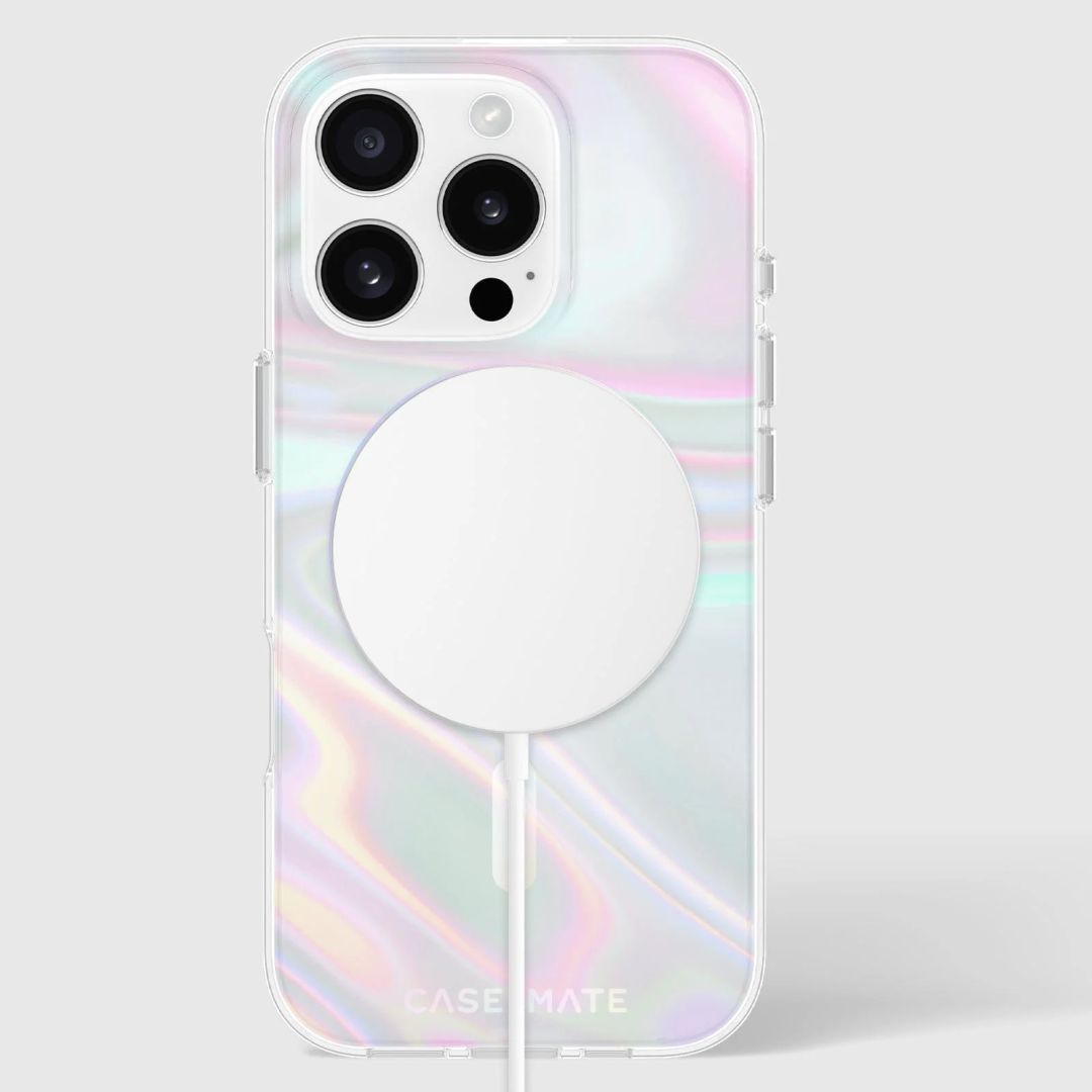 Case-Mate Soap Bubble magsafe case iPhone 16 Pro Iridescent