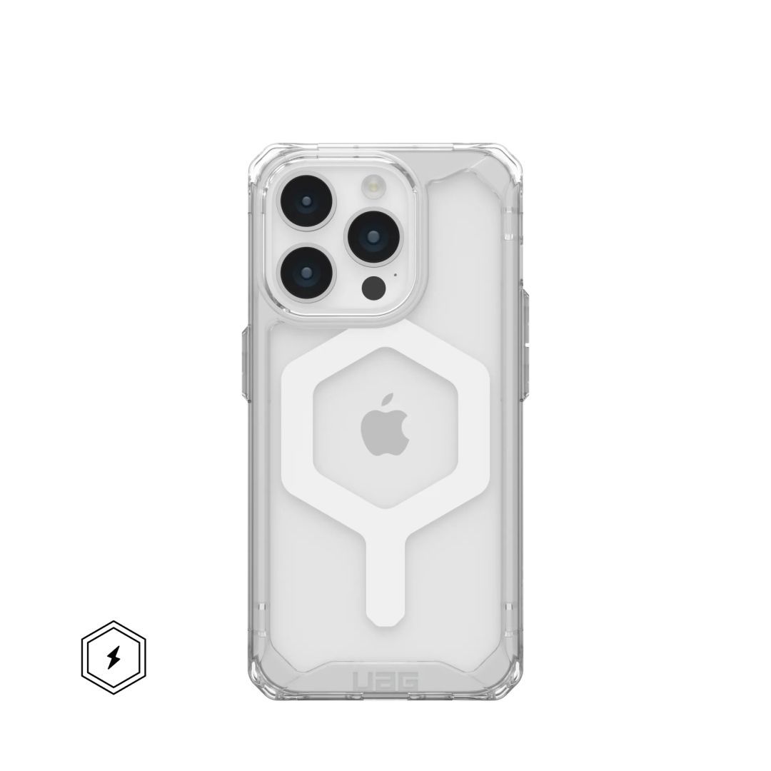 UAG Plyo case for MagSafe iPhone 15 Pro Ice/White