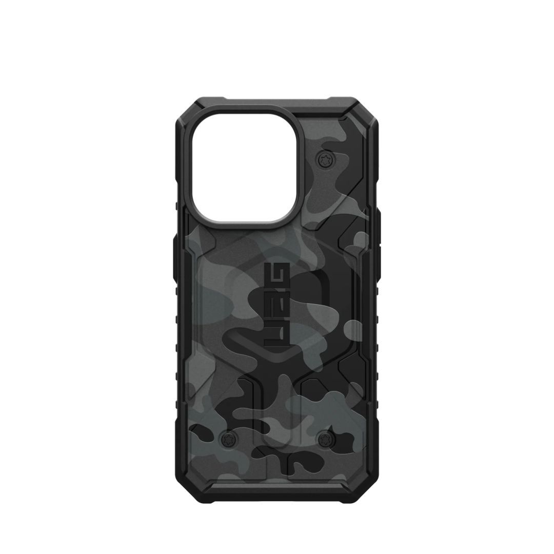 UAG Pathfinder SE case for MagSafe iPhone 15 Pro Black Midnight Camo