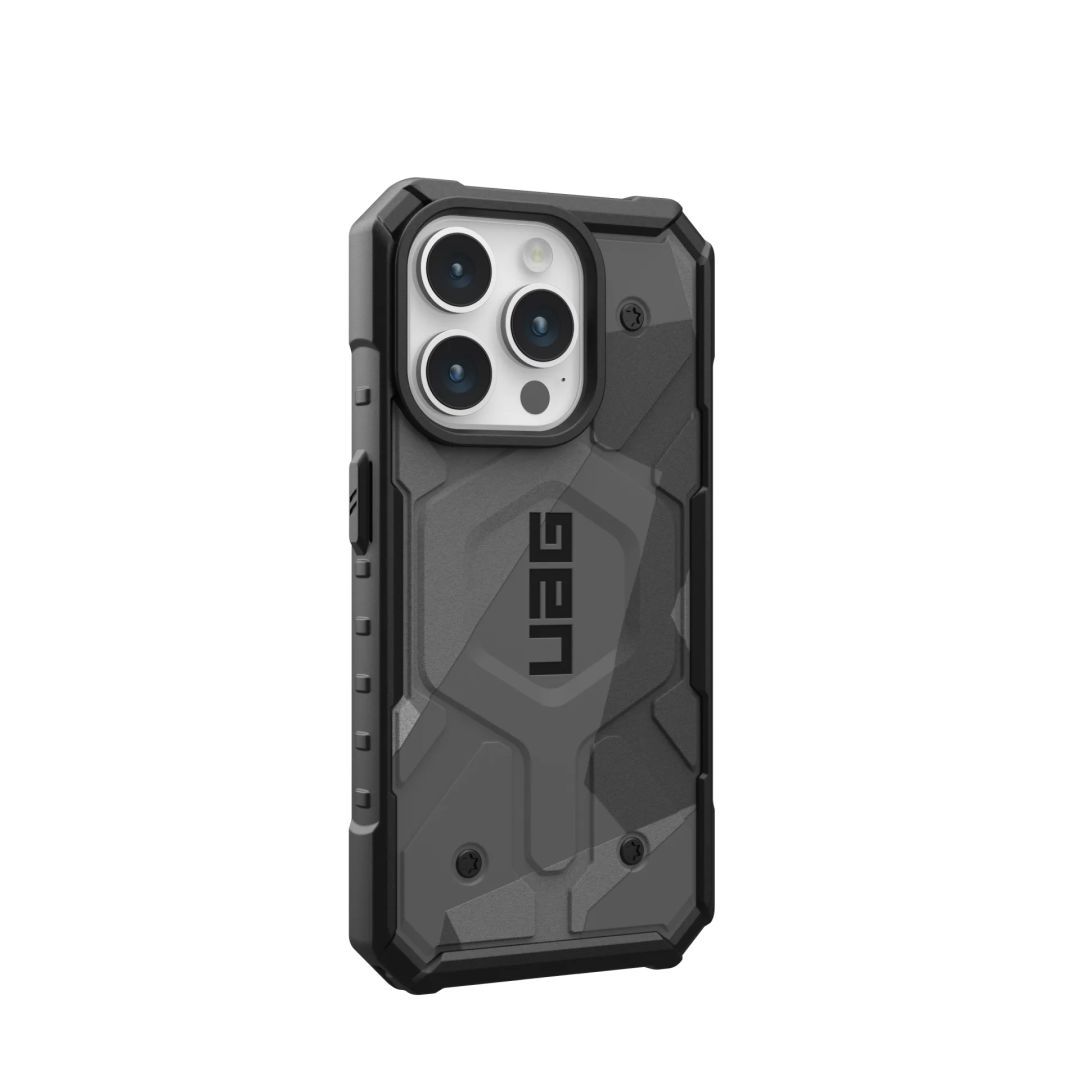 UAG Pathfinder SE case for MagSafe iPhone 15 Pro Geo Camo