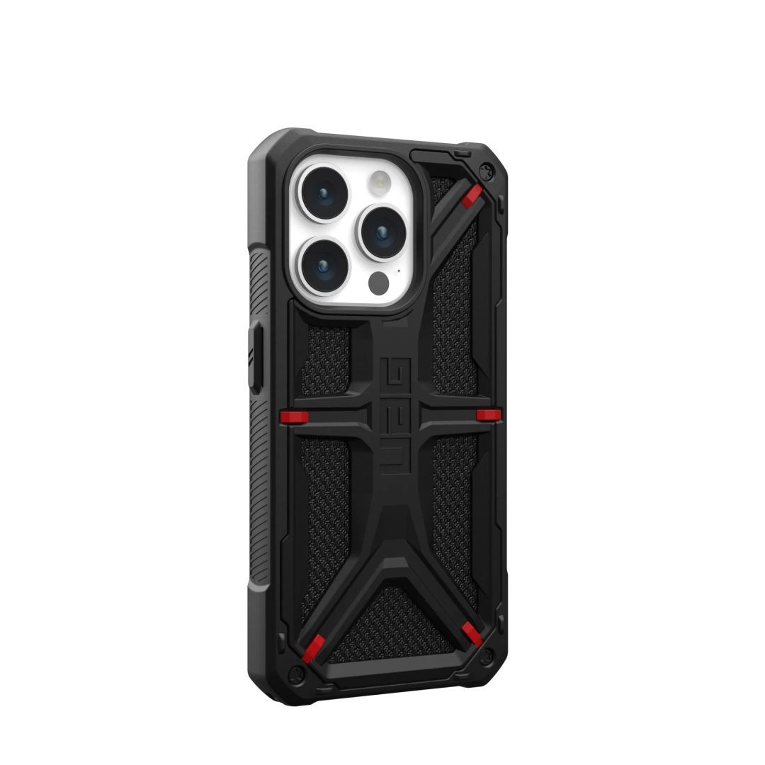 UAG Monarch case for iPhone 15 Pro Kevlar Black