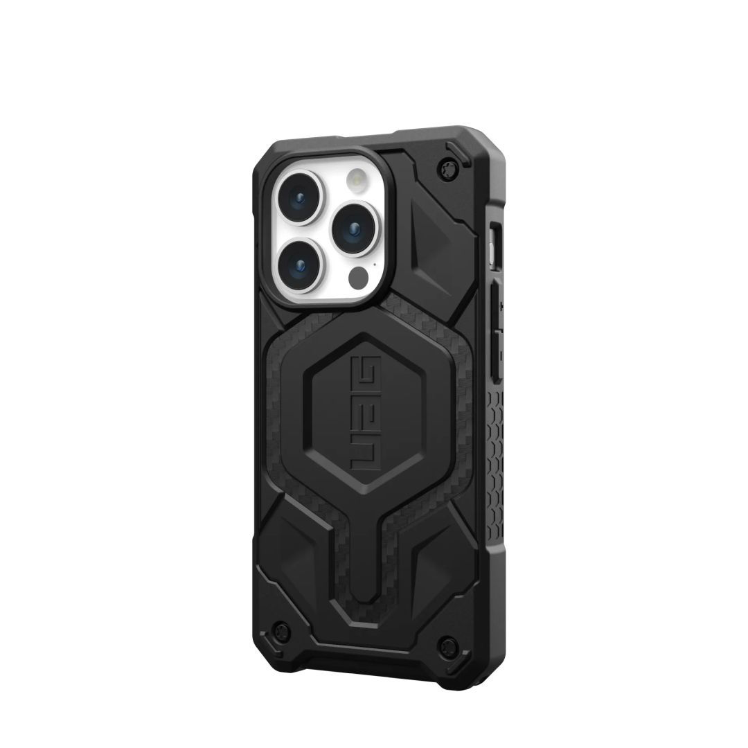 UAG Monarch Pro case for MagSafe iPhone 15 Pro Carbon Fiber