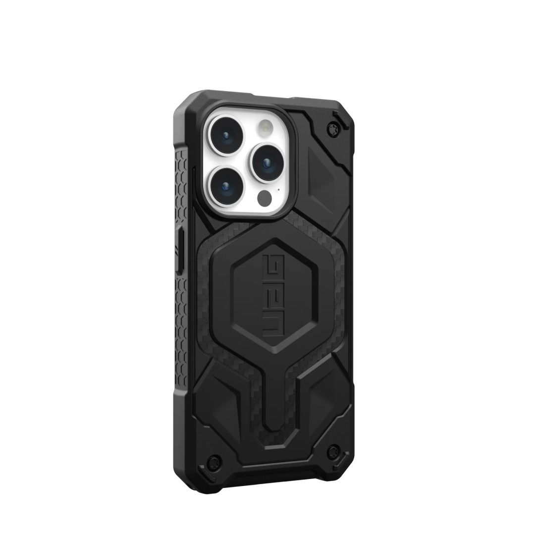 UAG Monarch Pro case for MagSafe iPhone 15 Pro Carbon Fiber