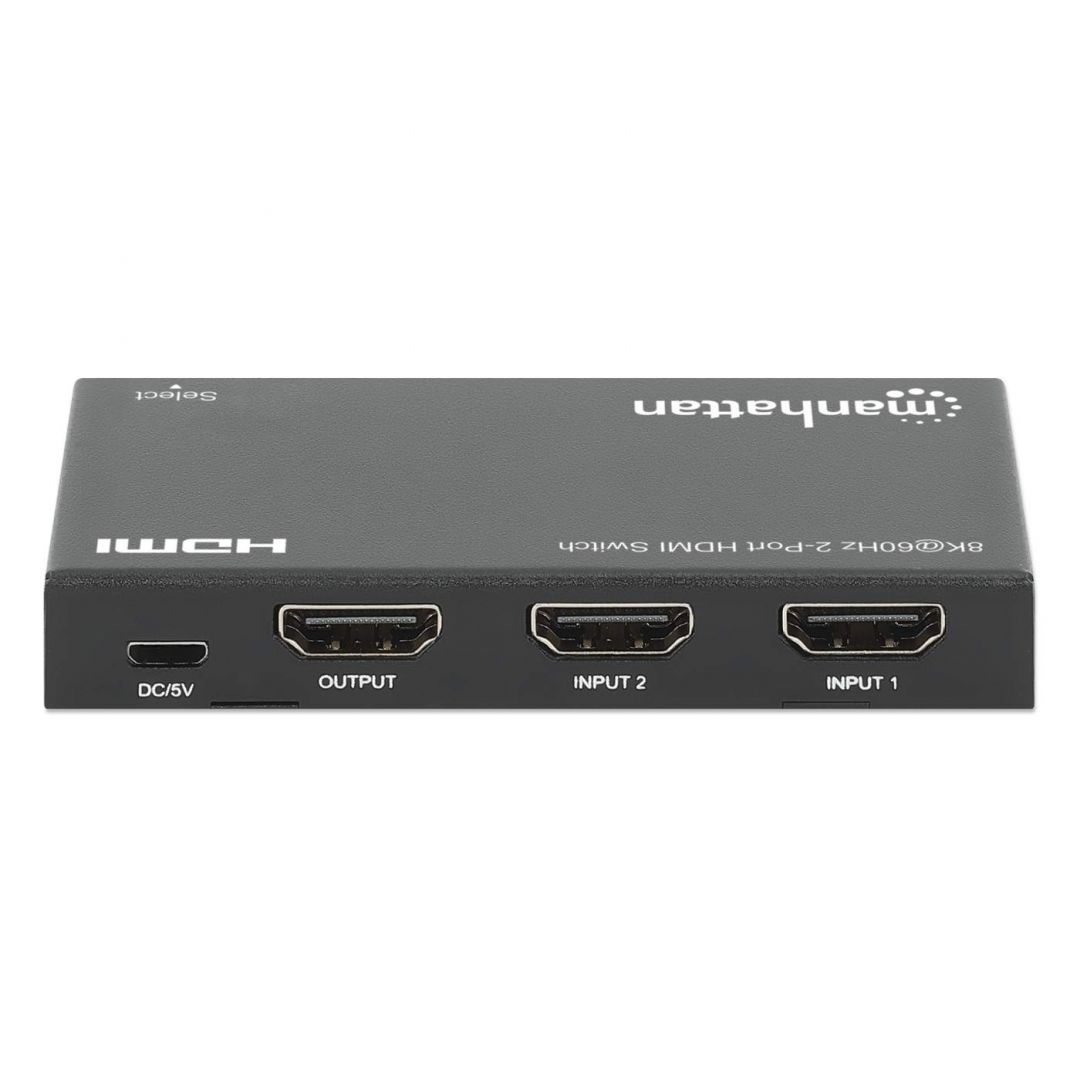 Manhattan 8K 60Hz 2-Port HDMI Switch