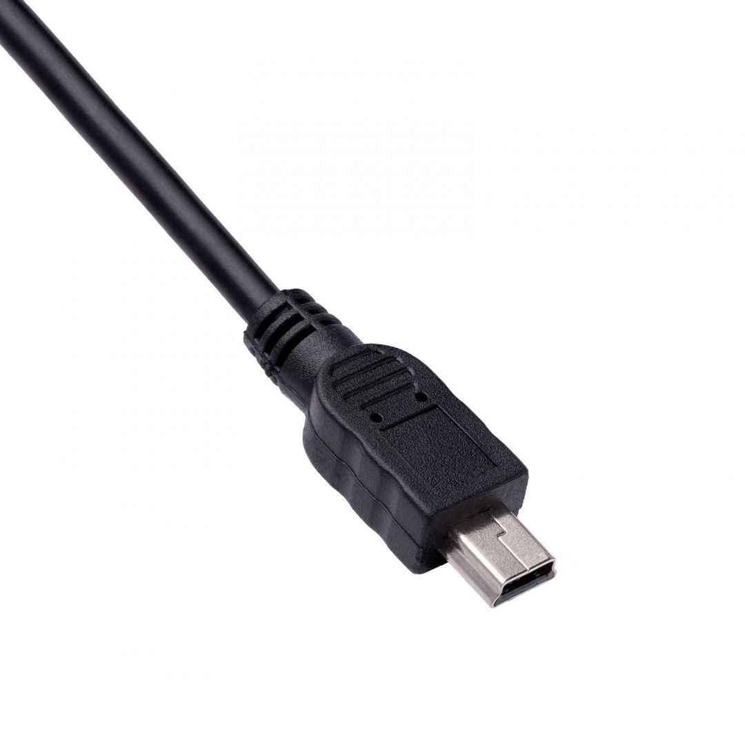 Akyga AK-USB-03 USB A/Mini-B 5-pin cable 1,8 m Black