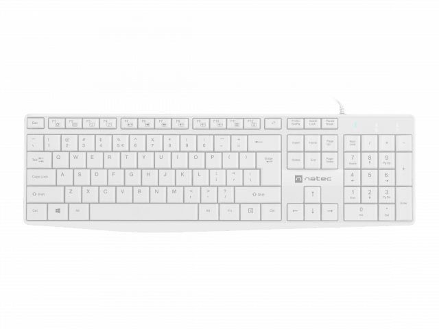 natec Nautilus Keyboard White US