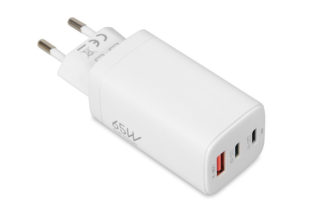 iBox C-65 GaN 65W Universal Charger White